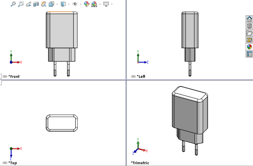 适配器高效连接解决方案的3d设计1快照1